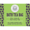 Bath Tea Bag Gin, Lime & Earl Grey Tea - Insideout