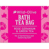 Bath Tea Bag Rose, Geranium & Green Tea - Insideout