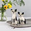 Black & White Cat Salt & Pepper Shakers - Insideout