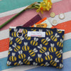 Busy Bee Flat Purse With Keyring - Insideout