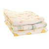 Cuddly Animal Muslin Squares - Insideout