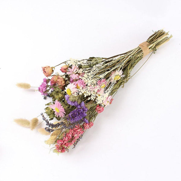 Dried Wildflower Pink Small Bouquet - Insideout