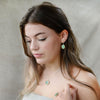 Emerald Reef Oval Drop Earrings - Insideout