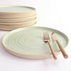 Mint Green Dinner Plate Stone - Habulous