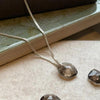 Lucent Necklace Silver Smokey Quartz - Insideout