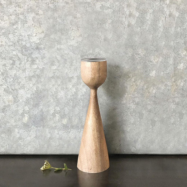 Natural Wood Tea Light Holder - Insideout