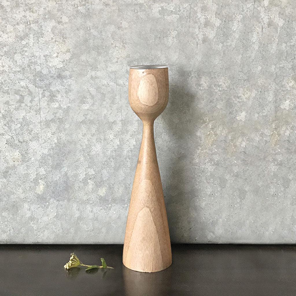 Natural Wood Tea Light Holder - Insideout