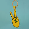 Peace Key Fob Yellow - Insideout