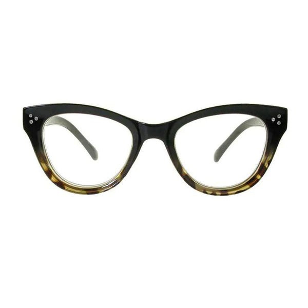 Polly Reading Glasses Black Tortoiseshell - Insideout