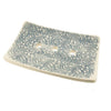 Rectangular Soap Dish - Blue Floral - Insideout