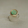 Small Round Emerald Reef Ring - Insideout