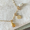 Tumbled Star Charm Necklace Citrine - Insideout